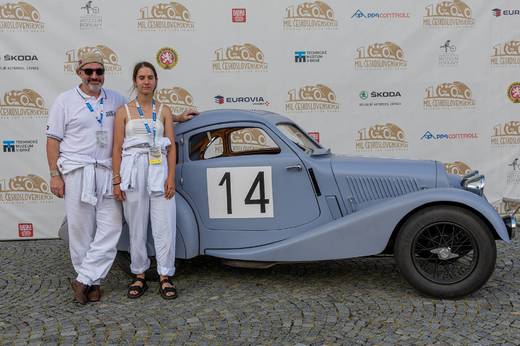 14. AERO Sport Coupé, 1934, 750 ccm posádka T Vališ E Vališo