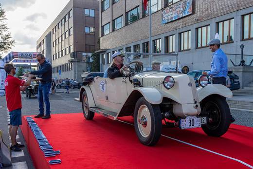 30. PRAGA ALFA, 1928, 1292 ccm posádka M. Machura L. Machurová