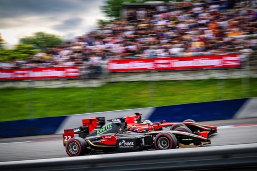 Alex Geier duelled with Marco Ghiotto in race 2 - Credit Angelo_