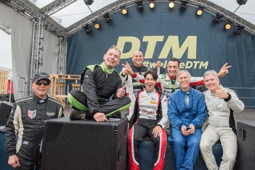 BOSS GP drivers have fun on the DTM show stage - Credit Elfi__ I