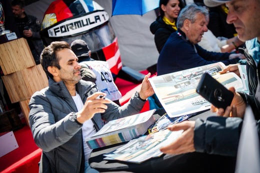 Former F1 driver and BOSS GP newcomer Antonio Pizzonia was a fan