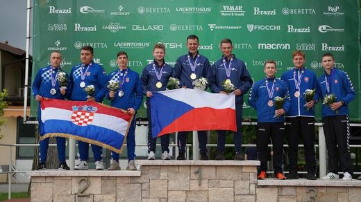Petr Dorničák, Ondřej Šťastný a Jaromír Hanák - juniorští mistři