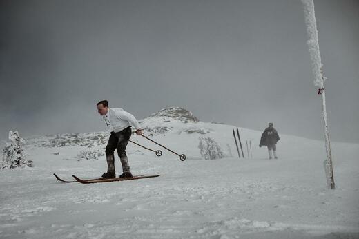 Poslední závod první záběry z filmu foto Nikolas Tušl nahl