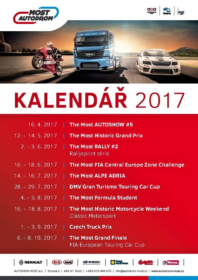 Kalendář akcí 2017