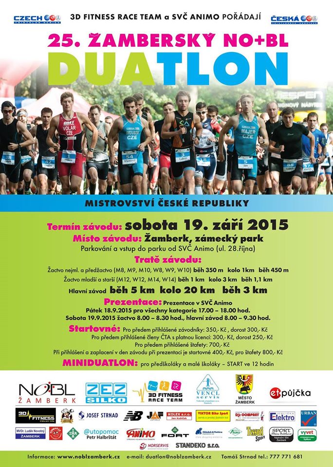 Žamberecký duatlon - plakát